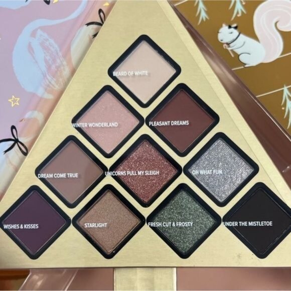 RARE NIB TOO FACED LIMITED EDITION "UNDER THE CHRISTMAS TREE" COLLECTORS BOX SET - Picture 13 of 14